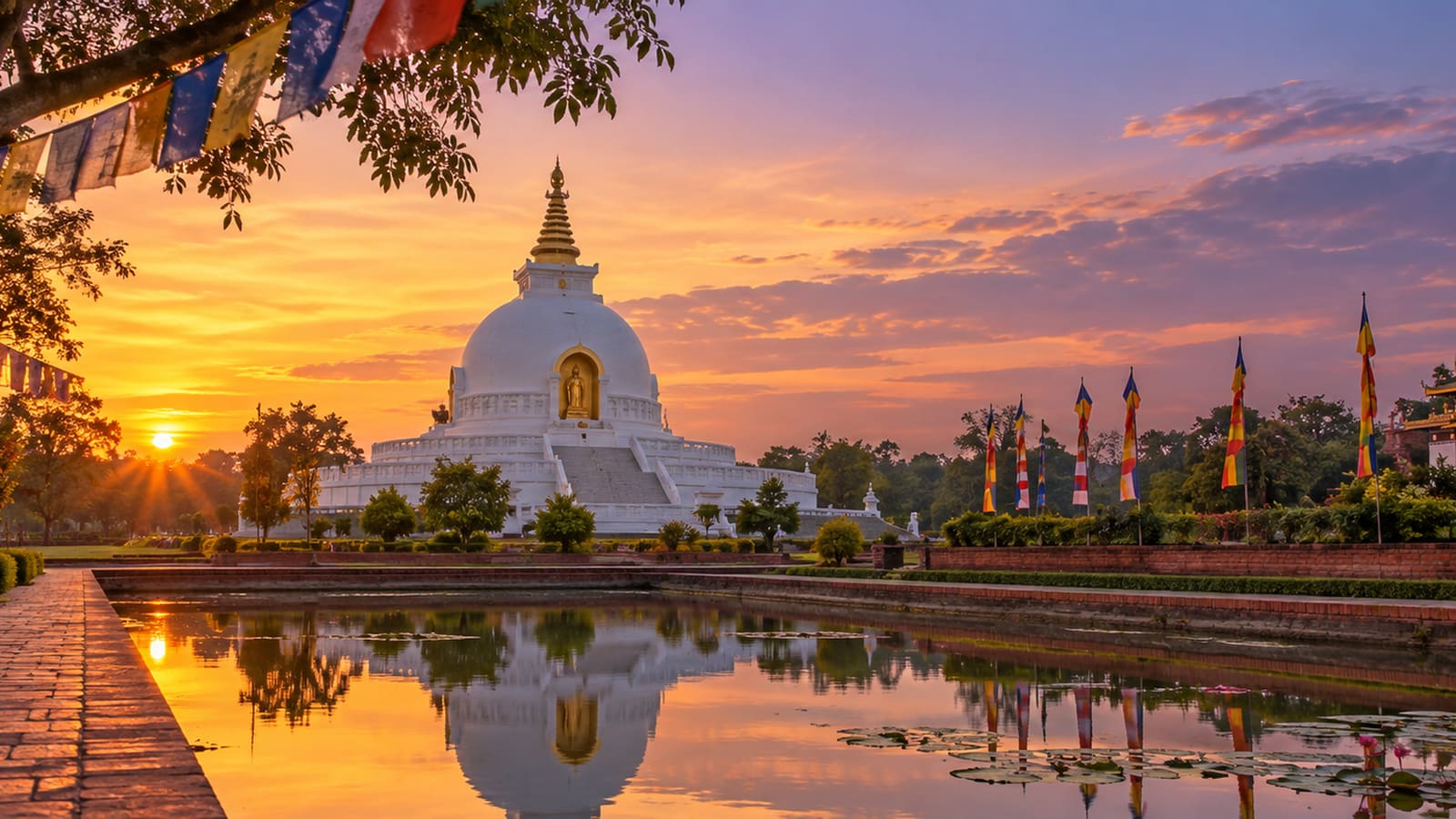 Monastery architecture in Lumbini's Monastic Zone