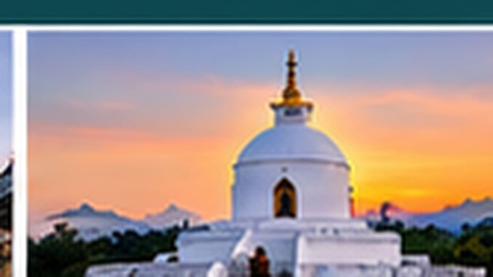 The World Peace Pagoda in Lumbini
