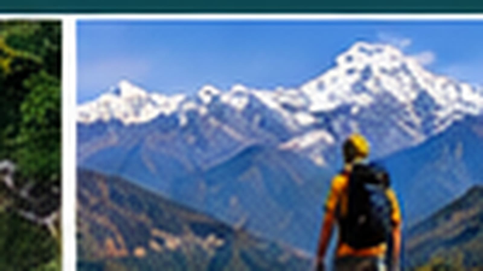 Mardi Himal trail and mountain scenery